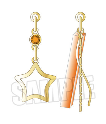 うたの☆プリンスさまっ♪ ALL STAR STAGE -Happy Celebration- イヤリング「神宮寺レン」 約W17mm×H30mm程度