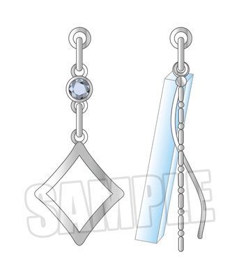 うたの☆プリンスさまっ♪ ALL STAR STAGE -Happy Celebration- イヤリング「カミュ」 約W17mm×H30mm程度