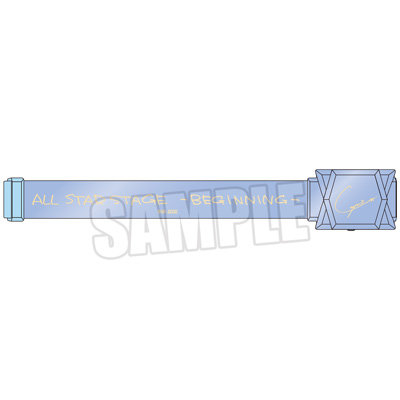 うたの☆プリンスさまっ♪ ALL STAR STAGE -BEGINNING- マグネットライト「カミュ」[ASSBE] 約W208mm×H33mm