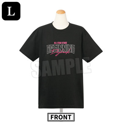 【Lサイズ】うたの☆プリンスさまっ♪ ALL STAR STAGE -BEGINNING- ライブＴシャツ「Type Daybreak」[ASSBE] ＜Lサイズ＞：着丈約74cm、身幅約55cm、肩幅約50cm、袖丈約22cm