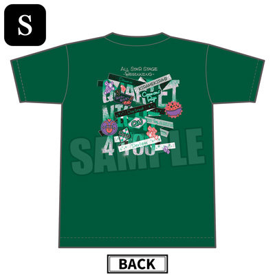 【Sサイズ】うたの☆プリンスさまっ♪ ALL STAR STAGE -BEGINNING- アイドルTシャツ「寿 嶺二」[ASSBE] ＜Sサイズ＞：着丈約66cm、身幅約49cm、肩幅約44cm、袖丈約19cm