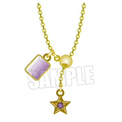 うたの☆プリンスさまっ♪ ALL STAR STAGE -BEGINNING- ネックレス「一ノ瀬トキヤ」[ASSBE] ＜チェーン＞約40cm／アジャスター約5cm、＜モチーフサイズ＞共通：約W57×H71mm、ST☆RISH ：約W6.5mm×H6.3mm