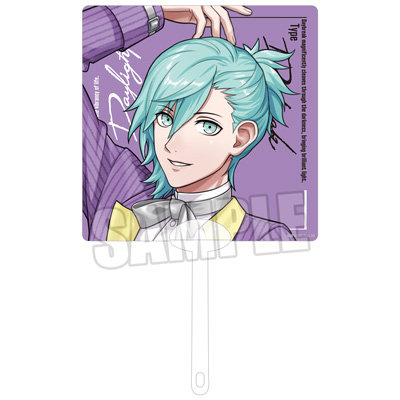 うたの☆プリンスさまっ♪ ALL STAR STAGE -BEGINNING- クリアうちわ「美風 藍」[ASSBE] 約185mm×185mm（持ち手部分除く）