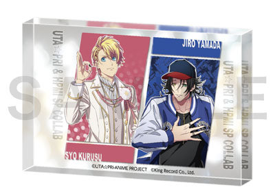 アクリルブロック 翔＆二郎（うた☆プリ＆ヒプマイSPコラボ） 約W85×H55mm