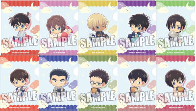 名探偵コナン　トレーディングミニクリアファイル ポストカード付き リラックスVer.【BOX】