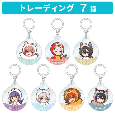 【1Box10Pack入り】ジャックジャンヌ　トレーディングアクリルめじるしチャーム Favorite Animal Ver.[JJOSW]