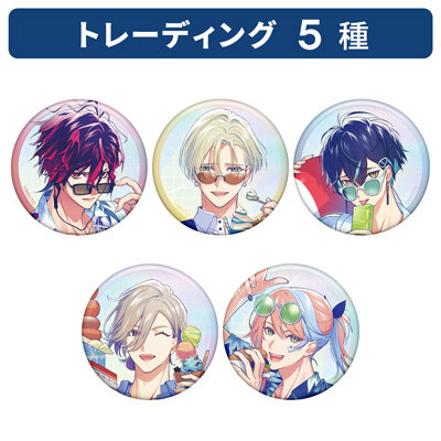 【10Packセット】UN:LOGICAL トレーディングオーロラ缶バッジ LicoBiTs FESTA -W Vacation- Ver.