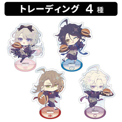 【5Packセット】泡沫のユークロニア トレーディングアクリルスタンド ちびキャラ どら焼きVer.A[YUR]