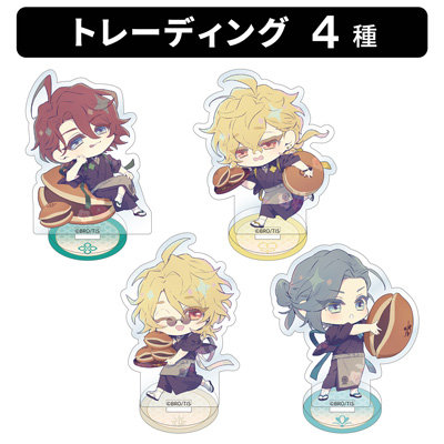 【5Packセット】泡沫のユークロニア トレーディングアクリルスタンド ちびキャラ どら焼きVer.B[YUR]