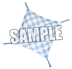 ちゅんコレ座布団　格子柄Ver.