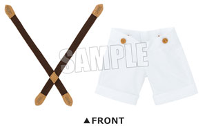 うたの☆プリンスさまっ♪ PRINCE CAT コスチューム サスペンダー付きハーフパンツ ホワイトVer.