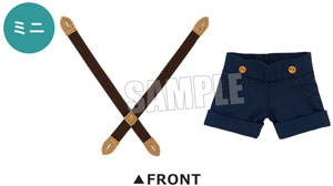 うたの☆プリンスさまっ♪ MINI PRINCE CAT コスチューム サスペンダー付きハーフパンツ ネイビーVer.