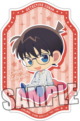 名探偵コナン　ダイカットステッカー「江戸川 コナン」リラックスVer.