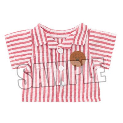 【イベント・通販限定】Q-pot.×うたの☆プリンスさまっ♪ PRINCE CAT コスチューム オープンカラーシャツ ストライプ「レッド」