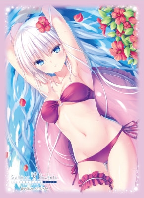 ブロッコリーキャラクタースリーブ Summer Pockets REFLECTION BLUE「鳴瀬 しろは」水着Ver.2