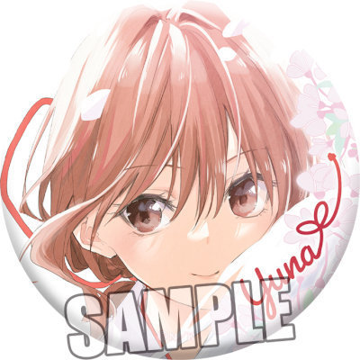 甘神さんちの縁結び　和風缶バッジ「甘神 夕奈」