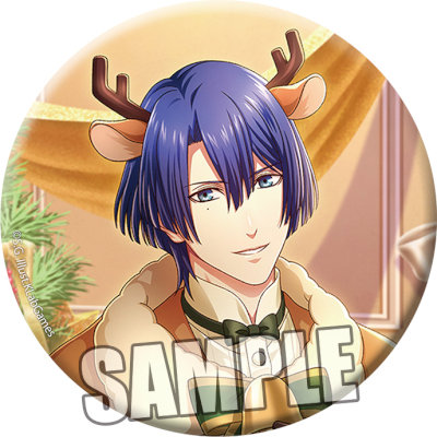 うたの☆プリンスさまっ♪ Shining Live 缶バッジ 白銀に灯るクリスマスギフト アナザーショットVer.「聖川真斗」