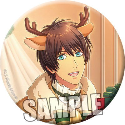 うたの☆プリンスさまっ♪ Shining Live 缶バッジ 白銀に灯るクリスマスギフト アナザーショットVer.「愛島セシル」