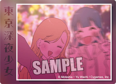 東京深夜少女　ダイカットステッカー「カメラロール」