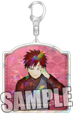 NARUTO-ナルト- 疾風伝　ホログラムアクリルキーホルダー「我愛羅」