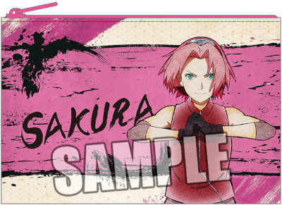 NARUTO-ナルト- 疾風伝　フラットポーチ「春野 サクラ」