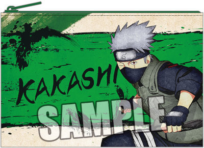 NARUTO-ナルト- 疾風伝　フラットポーチ「はたけ カカシ」