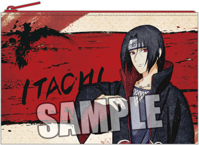 NARUTO-ナルト- 疾風伝　フラットポーチ「うちは イタチ」