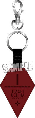NARUTO-ナルト- 疾風伝　合皮キーホルダー「うちは イタチ」