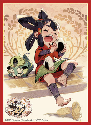 ブロッコリーキャラクタースリーブ 天穂のサクナヒメ「サクナヒメ」おにぎりVer.