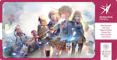 キャラクター万能ラバーマットスリム ヘブンバーンズレッド「第31A部隊」