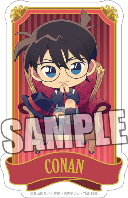 名探偵コナン　ダイカットステッカー「江戸川 コナン」Chair Ver.