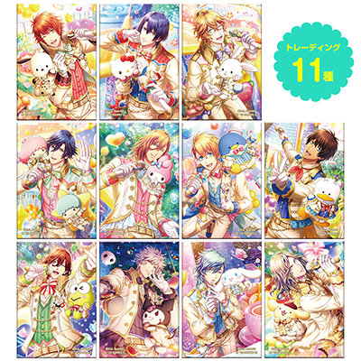 【1Box12pack入】サンリオキャラクターズ×うたの☆プリンスさまっ♪ Shining Live トレーディング長方形缶バッジ 幸福を繋ぐ聖らかな歌 アナザーショットVer.