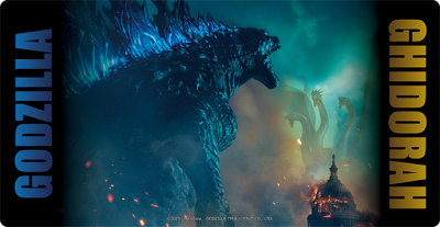 キャラクター万能ラバーマットスリム ゴジラ キング・オブ・モンスターズ「ゴジラvsギドラ」