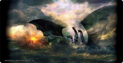 キャラクター万能ラバーマットスリム ゴジラ キング・オブ・モンスターズ「ギドラ」