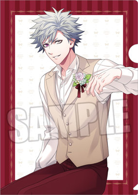 うたの☆プリンスさまっ♪ クリアファイル SHINING BIRTHDAY SONG CD Ver.「黒崎蘭丸」