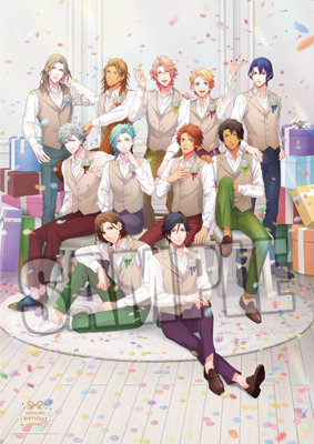 うたの☆プリンスさまっ♪ B3サイズ布ポスター SHINING BIRTHDAY SONG CD Ver.