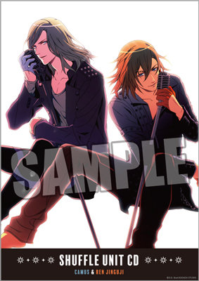 うたの☆プリンスさまっ♪ Ｂ3サイズ布ポスター SHUFFLE UNIT CD Ver.「カミュ＆レン」