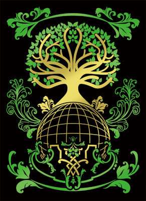 ブロッコリーモノクロームスリーブプレミアム 「世界樹ユグドラシル」