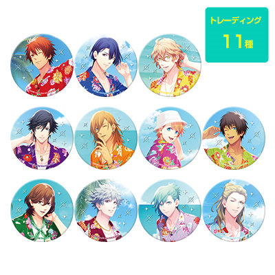 うたの☆プリンスさまっ♪ トレーディングジュエリー缶バッジ Summer Bloom Ver.