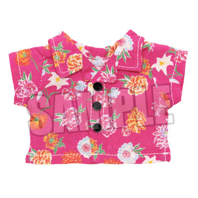 うたの☆プリンスさまっ♪ ぬいぐるみ用 ミニオープンカラーシャツ Summer Bloom Ver.「来栖 翔」