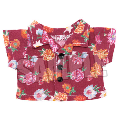 うたの☆プリンスさまっ♪ ぬいぐるみ用 ミニオープンカラーシャツ Summer Bloom Ver.「黒崎蘭丸」