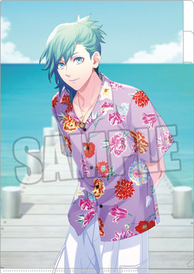 うたの☆プリンスさまっ♪ 3ポケットクリアファイル Summer Bloom Ver.「美風 藍」