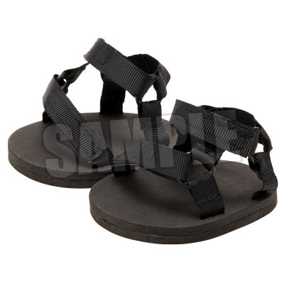 うたの☆プリンスさまっ♪ ぬいぐるみ用 サンダル「ブラック」