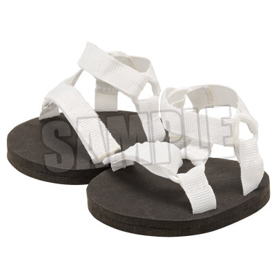 うたの☆プリンスさまっ♪ ぬいぐるみ用 サンダル「ホワイト」