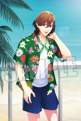 うたの☆プリンスさまっ♪ 大判バスタオル Summer Bloom Ver.「寿 嶺二」