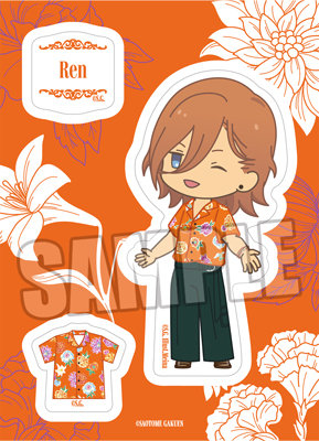 うたの☆プリンスさまっ♪ デコレーションクリアステッカー Summer Bloom ちびキャラVer.「神宮寺レン」