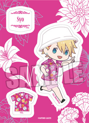 うたの☆プリンスさまっ♪ デコレーションクリアステッカー Summer Bloom ちびキャラVer.「来栖 翔」