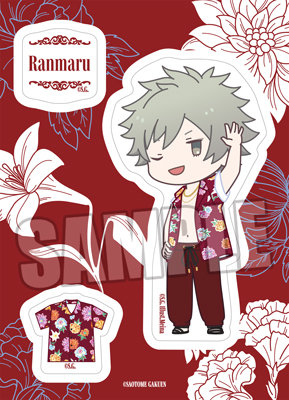 うたの☆プリンスさまっ♪ デコレーションクリアステッカー Summer Bloom ちびキャラVer.「黒崎蘭丸」