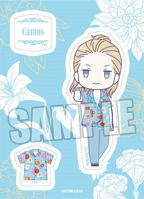 うたの☆プリンスさまっ♪ デコレーションクリアステッカー Summer Bloom ちびキャラVer.「カミュ」