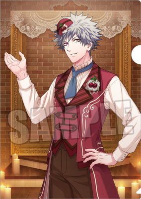 うたの☆プリンスさまっ♪ クリアファイル Cafe PARADISE STAR Parfait Ver.「黒崎蘭丸」